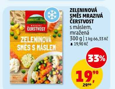 ZELENINOVÁ SMĚS MRAZIVÁ ČERSTVOST, 300 g 