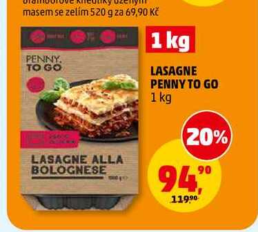 LASAGNE PENNY TO GO, 1 kg
