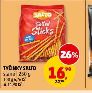 TYČINKY SALTO, 250 g