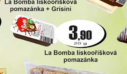 La Bomba liskooříšková pomazánka