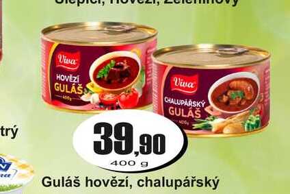 Guláš hovězí, chalupářský 400g