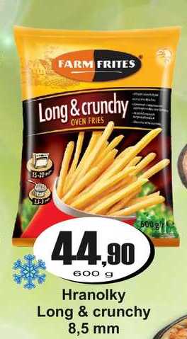 FARM FRITES Long & crunchy 8,5 mm 600g