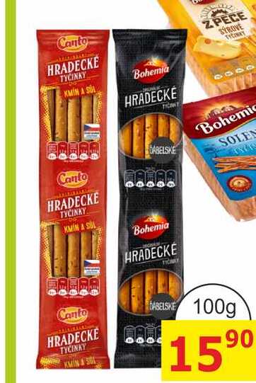 HRADECKÉ TYČINKY 100g