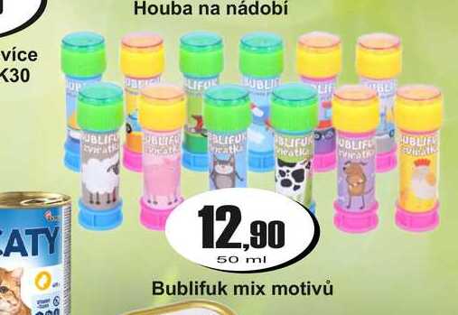 Bublifuk mix motivů 50ml