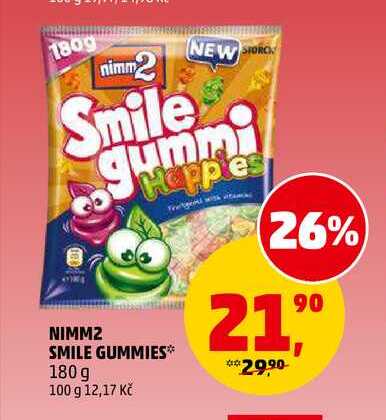NIMM2 SMILE GUMMIES, 180 g