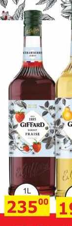 GIFFARD FRAISE 1L