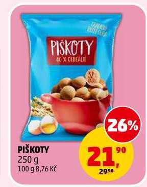 PIŠKOTY, 250 g 