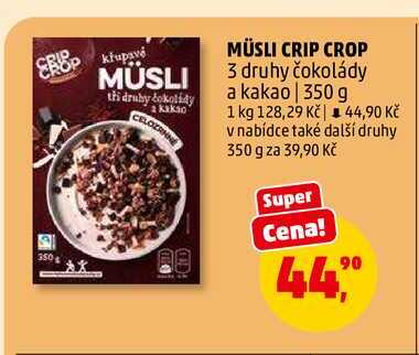 MÜSLI CRIP CROP, 350 g