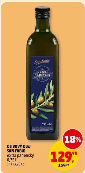 OLIVOVÝ OLEJ SAN FABIO, 0,75 l