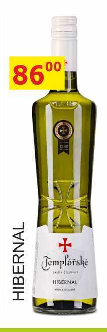 Templářské sklepy 0,75l HIBERNAL  