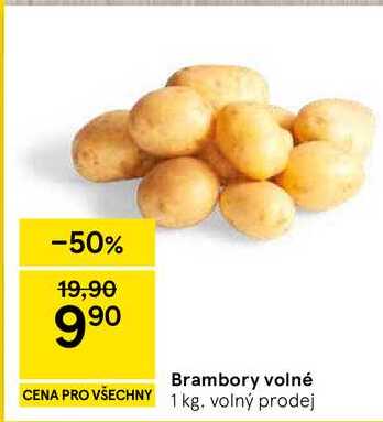 Brambory volné, 1 kg