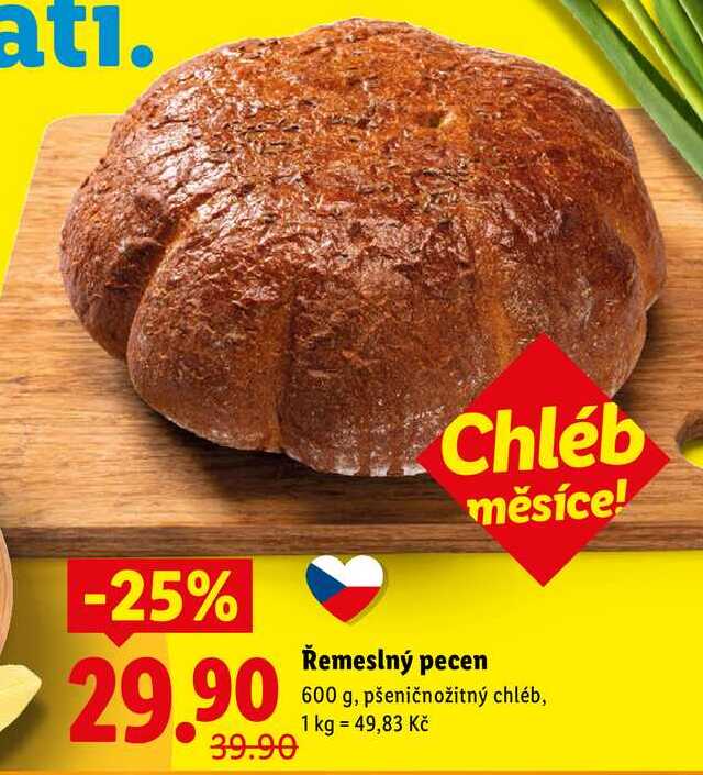 Řemeslný pecen, 600 g