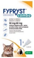 Fypryst combo 50 mg/60 mg roztok pro nakapání na kůži - spot-on pro kočky a fretky