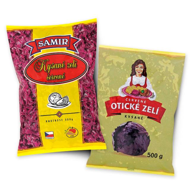 Zelí kysané červené