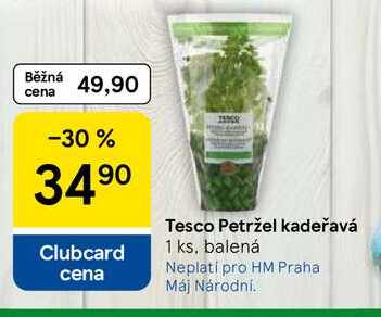 Tesco Petržel kadeřavá, 1 ks, balená 