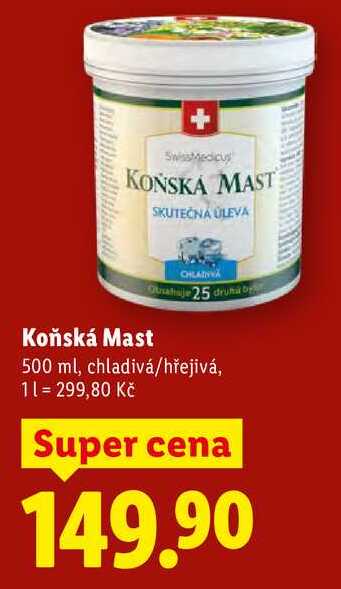 Koňská Mast, 500 ml