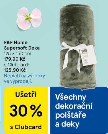 F&F Home Supersoft Deka, 125 x 150 cm  