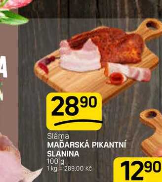 MAĎARSKÁ PIKANTNÍ SLANINA 100 g 
