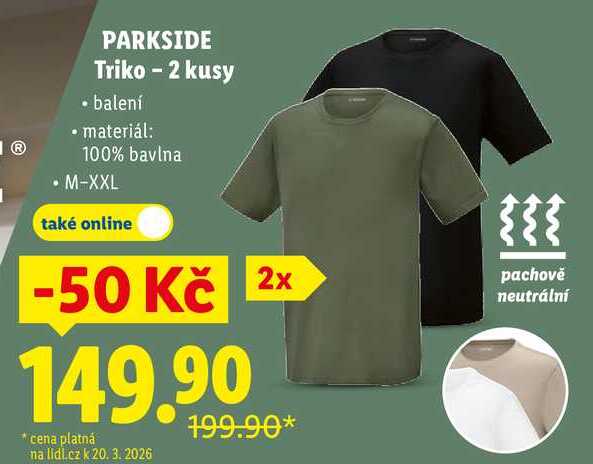 PARKSIDE Triko - 2 kusy 