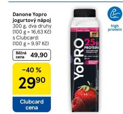 Danone Yopro jogurtový nápoj, 300 g 