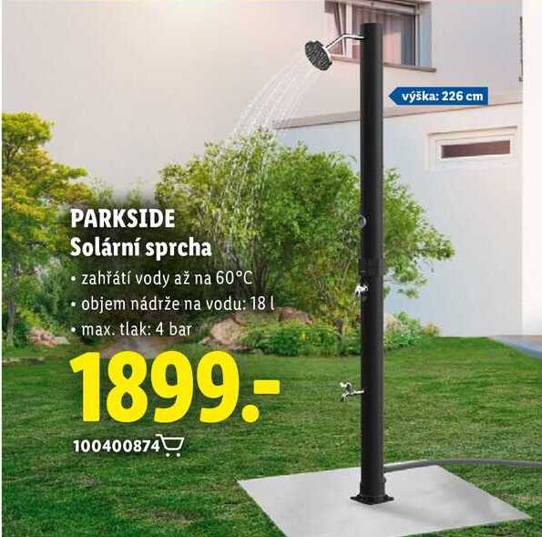 PARKSIDE Solární sprcha 