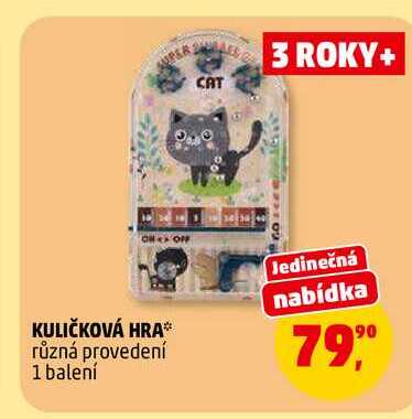 KULIČKOVÁ HRA, 1 balení