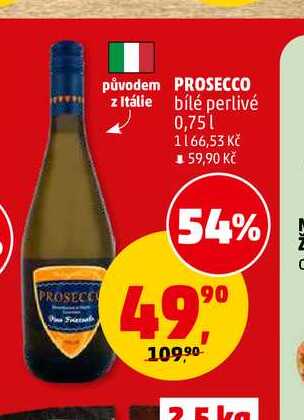 PROSECCO, 0,75 l
