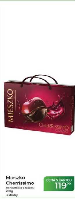 Mieszko Cherrissimo bonboniéra 280g