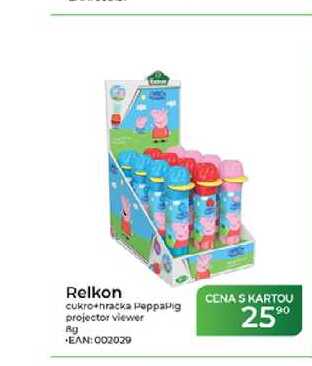 Relkon cukro hracka Peppapig projector viewer 6g