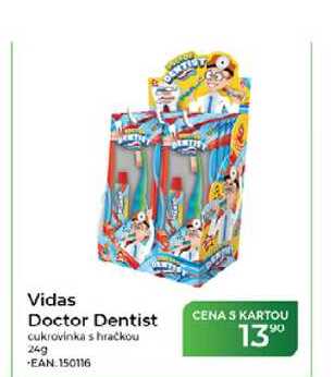 Vidas Doctor Dentist cukrovinka s hračkou 24g
