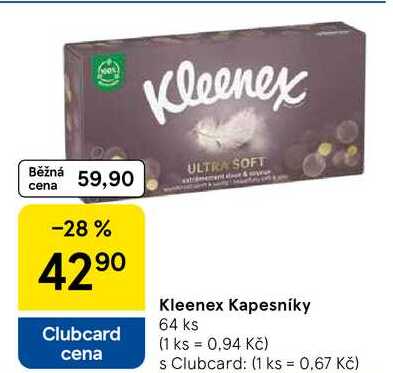 Kleenex Kapesníky, 64 ks 