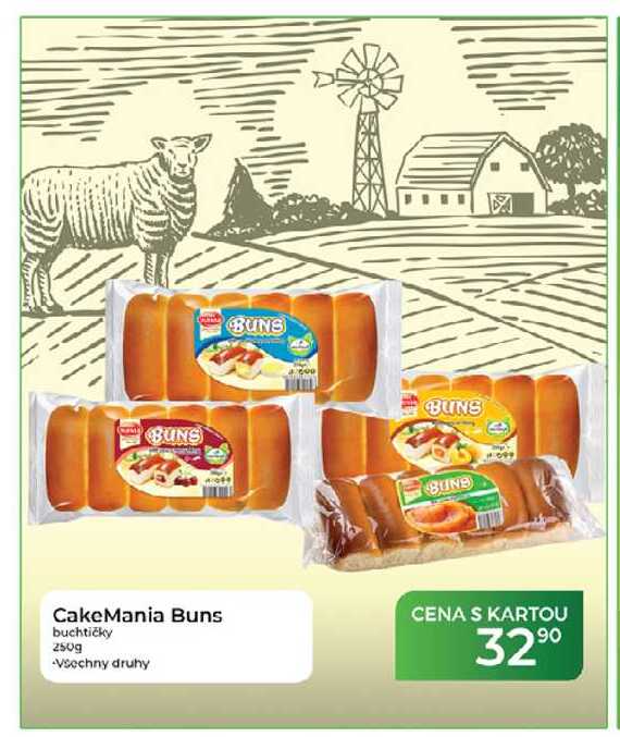 CakeMania Buns buchtičky 250g