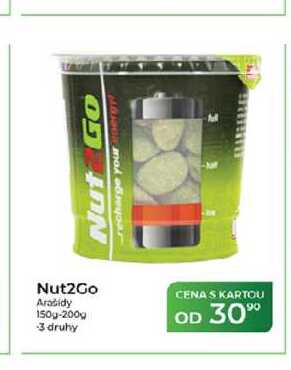 Nut2Go Arašídy 150g-200g
