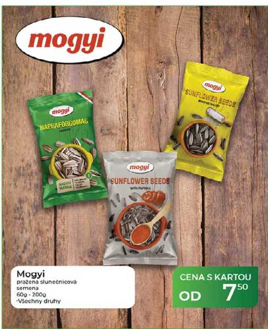 Mogyi pražená slunečnicová semena 60g-200g