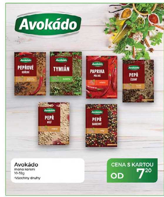 Avokádo mono koření 10-32g