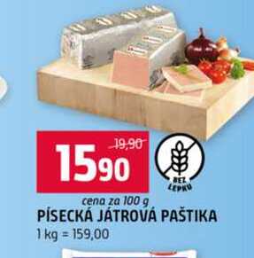 PÍSECKÁ JÁTROVÁ PAŠTIKA 100g