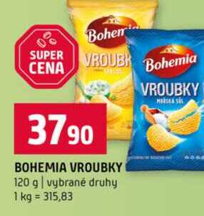 BOHEMIA VROUBKY 120 g vybrané druhy 