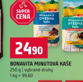BONAVITA MINUTOVÁ KAŠE 250 g vybrané druhy 