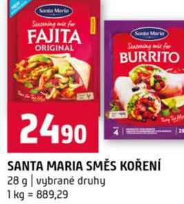 SANTA MARIA SMĚS KOŘENÍ 28 g vybrané druhy