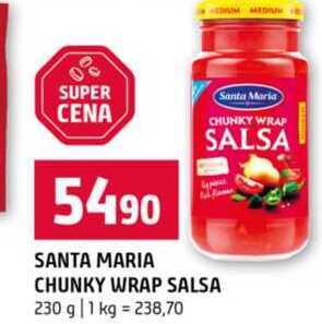 SANTA MARIA CHUNKY WRAP SALSA 230 g