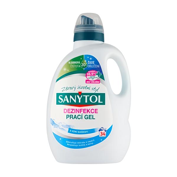 Sanytol Dezinfekční Prací gel s vůní svěžesti 1,7l