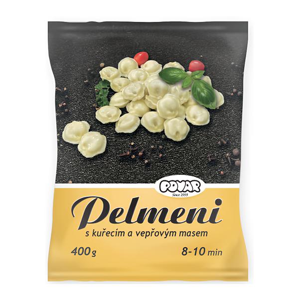 Povar Pelmeně s kuřecím a vepřovým masem