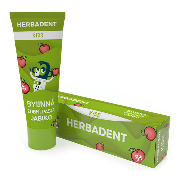 Herbadent Kids Bylinná zubní pasta Jablko