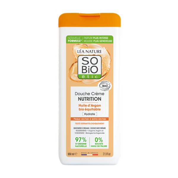 SO’BiO étic Krém sprchový Nutrition s arganovým olejem BIO