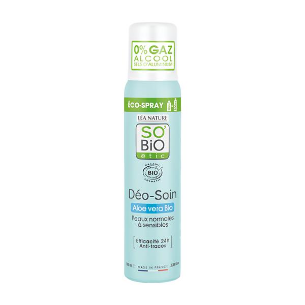 SO’BiO étic Deodorant přírodní Eco Spray 24h - Aloe vera BIO