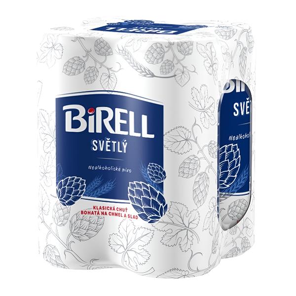 Birell Světlý nealkoholické pivo 4x0,33l