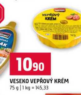 VESEKO VEPŘOVÝ KRÉM 75 g
