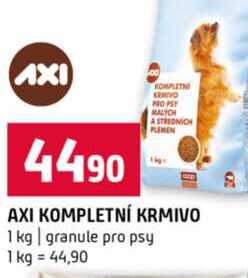 AXI KOMPLETNÍ KRMIVO 1 kg granule pro psy 1 kg 