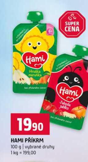 HAMI PŘÍKRM 100 g vybrané druhy 