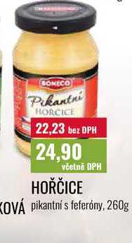 HOŘČICE pikantní s feferóny, 260g 